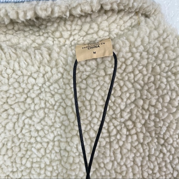 NWT Levi’s Reversible Faux Sherpa Coat SZ M - Picture 5 of 12